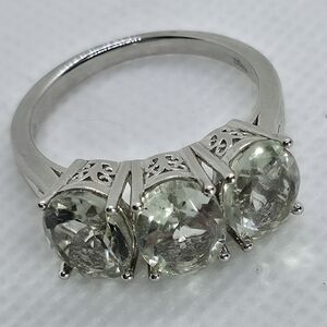 NWOT Prasiolite Trilogy Ring
